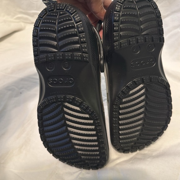 Black Crocs clear top - Picture 3 of 5